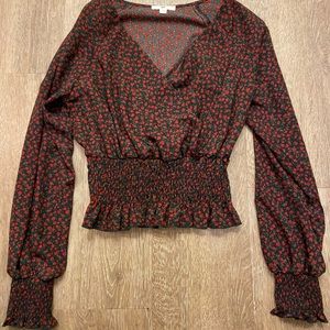 Nordstrom BP. Chiffon cropped blouse